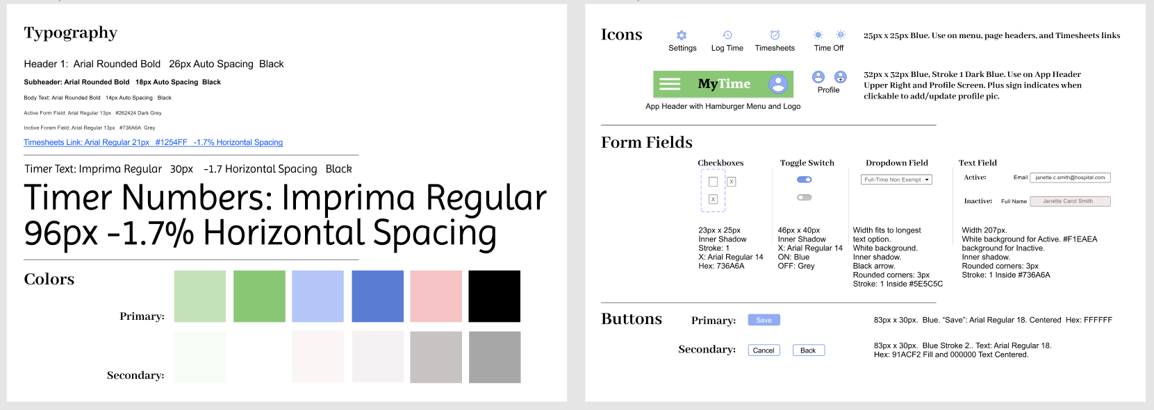 MyTime Design System