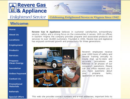 UI Design for Revere Gas