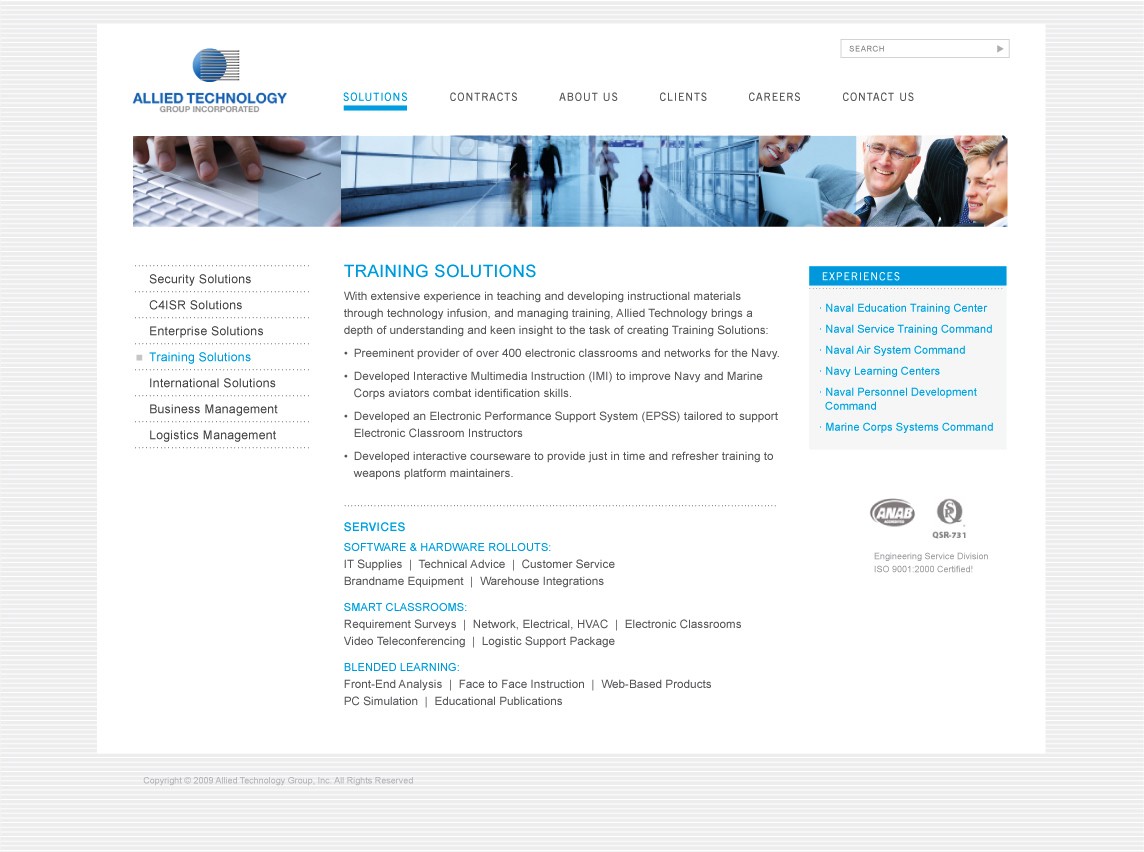 UI Design for Allied Technology Group