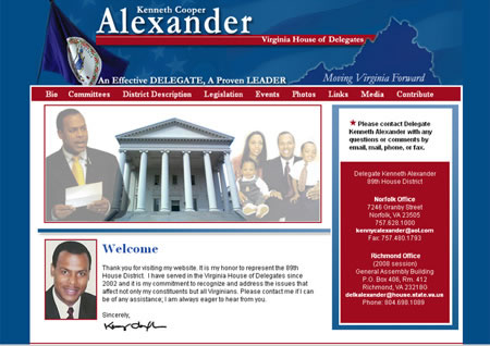 UI Design for Delegate Alexander