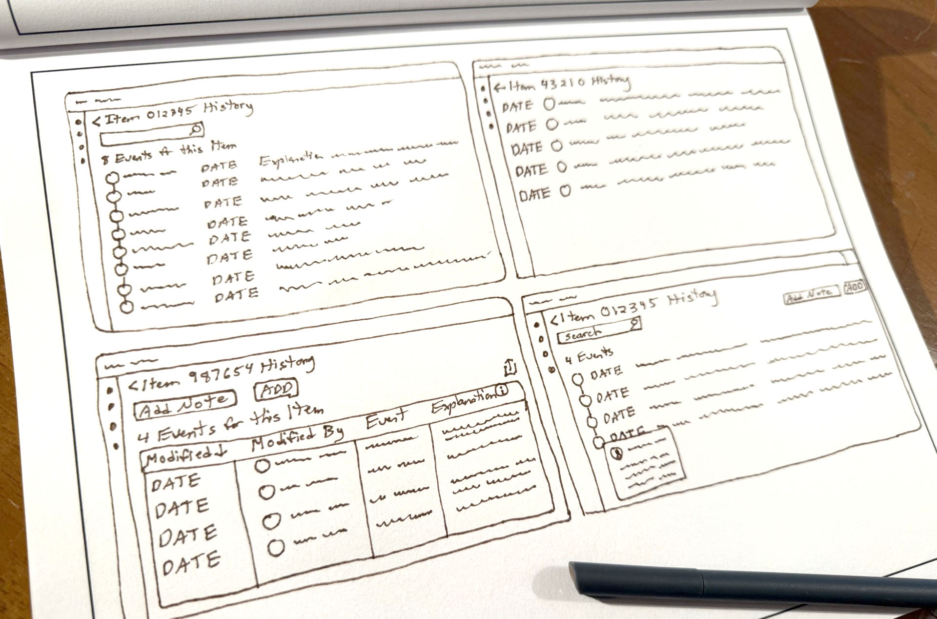 Sketches and Wireframes for Ideation and Testing